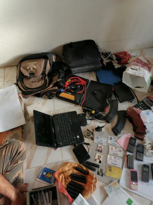 عملية نوعية نفذتها قوات مكافحة الإرهاب تضبط  مركز تجهيز للعبوات والمفخخات ومطلوبين 