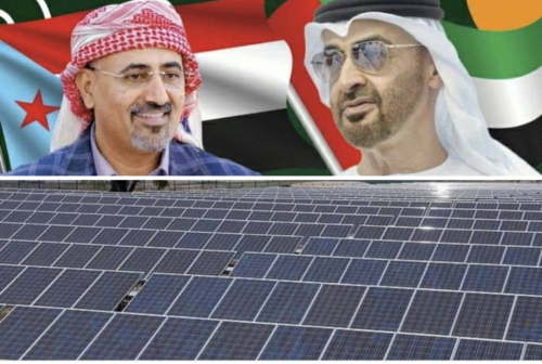 محطة الامارات الشمسية صمدت أمام رياح السبت العاتية في عدن 