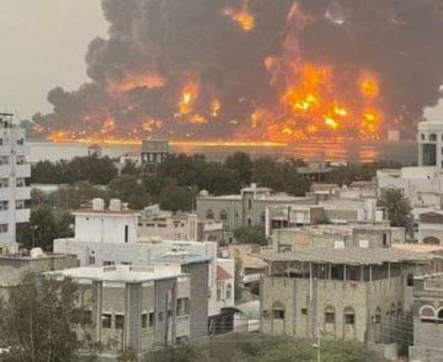 عاجل: قتلى وجرحى في قصف إسرائيلي استهدف ميناء الحديدة في اليمن