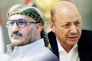 طارق صالح يرفض الحضور إلى عدن ويصف العليمي بالفاشل