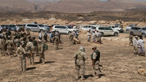 قوات النخبة الشبوانية قامت بتأمين الحشود المشاركة في مليونية التمكين و الثبات ذهاباً وإياباً