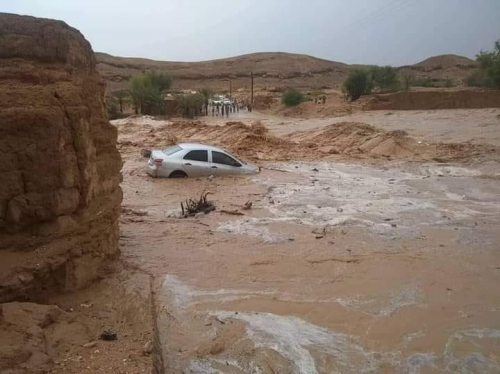 شبوة.. تحذيرات ومناشدات من سيول الامطار ومخاطر انجراف الاراضي والمساكن