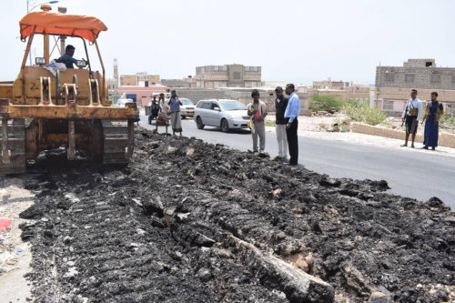 مدير عام بروم ميفع يتفقد الأعمال الجارية في عقبة بروم