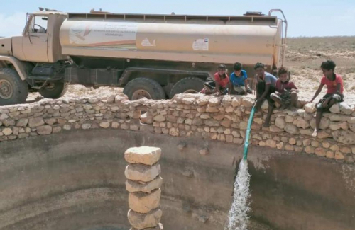 خليفة الإنسانية تسد احتياجات قبهاتن وقطينان المائية