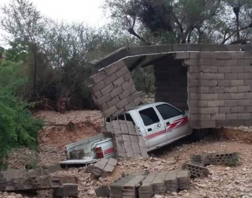 هطول أمطار غزيرة على اجزاء واسعة من شبوة