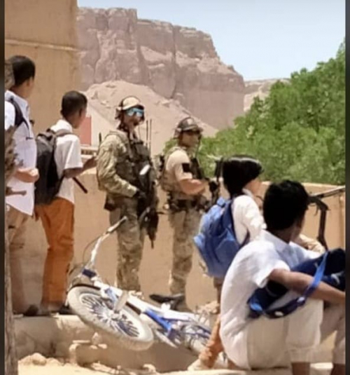 لأول مرة.. قوات أمريكية تتجول في وادي حضرموت 