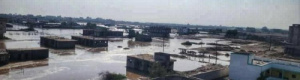 السيول تغرق صلاح الدين والحسوة و تتحولان إلى بحيرة