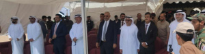 افتتاح المحطة الشمسية.. وسلطة بن الوزير تطفئها لحظة مغادرة الزبيدي ووفد الإمارات