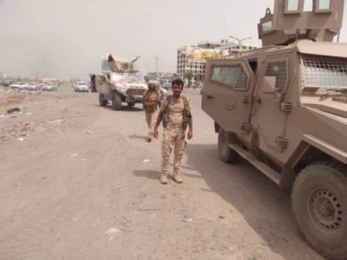قوات العاصفة تنفذ عملية إنتشار واسعة في العاصمة عدن وصولاً الى الأطراف الغربية لمحافظة لحج.