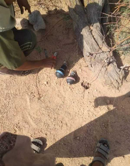 دفاع شبوة تحبط محاولة تفجير إرهابي جنوب مدينة عتق