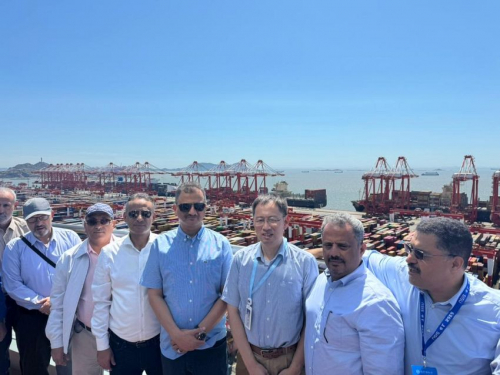 لملس يزور ميناء يانغشان في شنغهاي.. أول ميناء رقمي في العالم