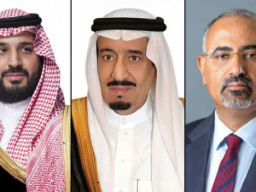 الرئيس الزُبيدي يهنئ القيادة السعودية باليوم الوطني الـ95