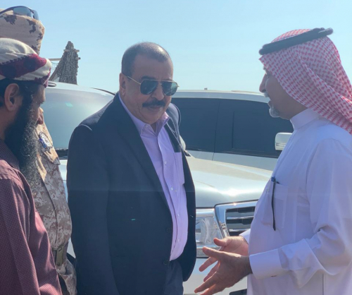 اللواء بن بريك ولملس يلتقيان بقيادة التحالف وفريق التنسيق السعودي لتنفيذ اتفاق الرياض