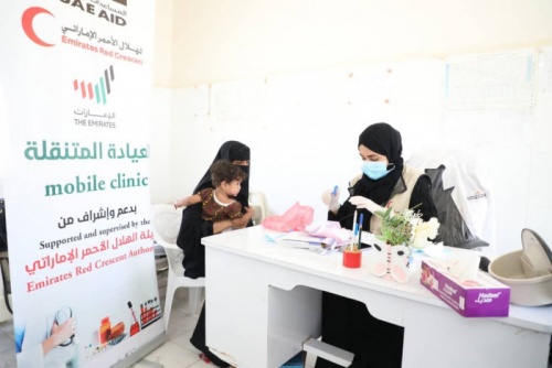 استفادة 2681 شخصاً من عيادات «الهلال الاماراتي» المتنقلة بحضرموت