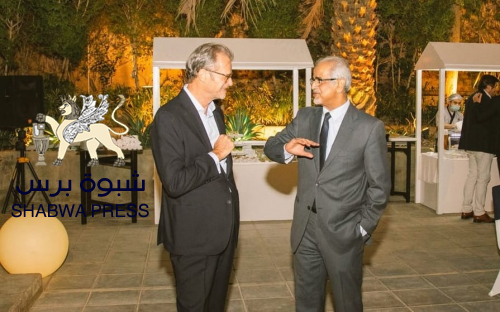 بدعوة من سفارة فرنسا لدى السعودية.. "بن عيدان" يحضر حفل توديع السفير لدى اليمن