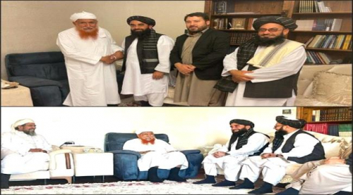 لقاء الخوارج يجمع ناطق الإرهاب الطالباني بمفتي الإرهاب الزنداني