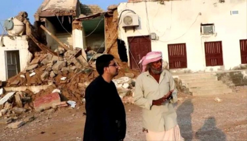 انتقالي المهرة يبحث سبل إعادة أعمار الأجزاء المتضررة جراء إعصار "تيج"