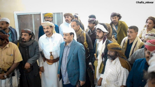عضو البرلمان اليمني الشيخ "عوض الوزير" يعود إلى مدينة نصاب بـ شبوة 