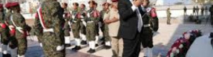  الزُبيدي يشهد عرض الاستقلال العسكري ويضع إكليل الزهور لشهداء الجنوب(صور)
