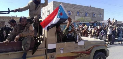 بهتافات بالروح بالدم نفديك يا جنوب ابناء شبوة يستقبلون قوات العمالقة في عتق