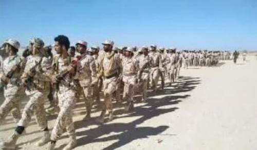 عرض عسكري للواء السادس صاعقة في شبوة
