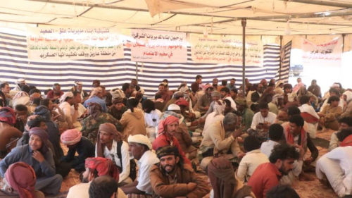 لطرد مليشيا الإخوان.. ابناء مديرية عسيلان بـ #شبوة يصلون مخيم الاعتصام في عرماء