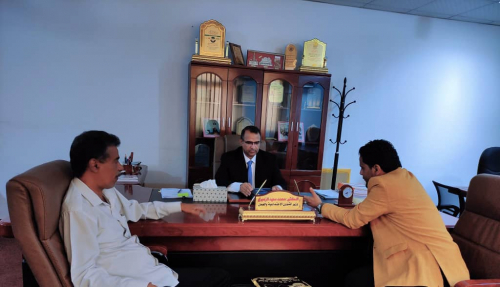 وزير الشؤون الاجتماعية يلتقي رئيس منظمة حق للحقوق والحريات