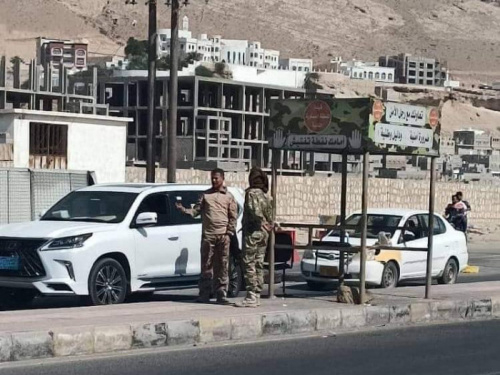 قائد النخبة الحضرمي يتفقد وحدات اللواء المنتشرة بنقاط التمركز