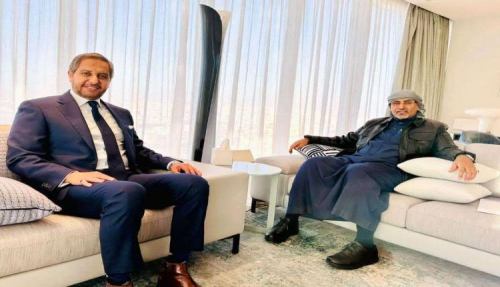 الرئيس الزُبيدي يبحث مع سفير جيبوتي تأمين الملاحة في البحر الأحمر وباب المندب
