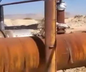 ضبط محطات بدائية لسرقة وتكرير النفط وبيعه على الحضارم في الوادي