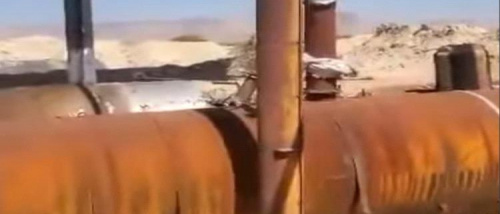 ضبط محطات بدائية لسرقة وتكرير النفط وبيعه على الحضارم في الوادي