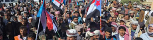 مسيرة حاشدة في عتق تطالب بإعلان دولة الجنوب العربي