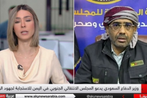 الزبيدي لـ "سكاي نيوز": لن ننسحب من حضرموت ولن نقبل بأي قوات "إخوانية"