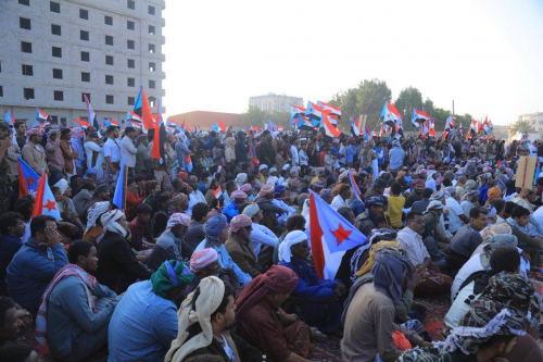 بيان مليونية الغيضة: استعادة دولة الجنوب ركيزة لحماية باب المندب(صور)