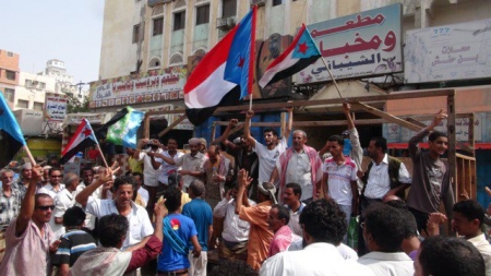 إفشال مهرجان تضامني دعت إالية قوى حزبية  بعدن
