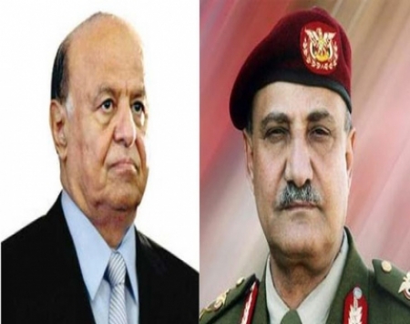 وزير الدفاع اليمني محمد ناصر احمد يقوم بمهام عبدربه منصور