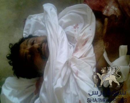 شبوة برس : تنشر صورة العمودي القتيل ومعلومات جديدة عن الحادثة