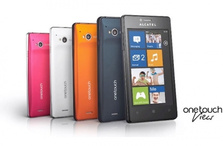 شركة ALCATEL تكشف عن الهاتف المحمول One Touch View بنظام ويندوز فون
