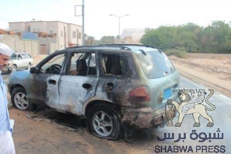 نجاة رئيس شعبة  الإستخبارات العسكرية بوادي حضرموت من محاولة إغتيال بعد تفجير سيارته في سيؤن