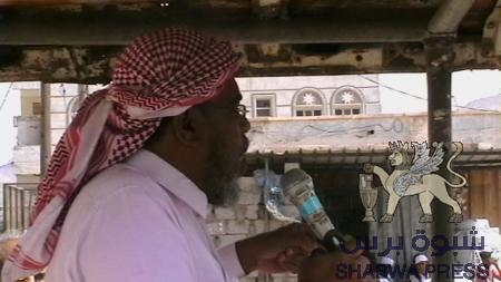خطيب الجمعة بردفان : يجدد دعوته لابناء الجنوب للمشاركة في مليونية التصالح والتسامح‎