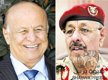 أزمة مشتعلة بين الرئيس هادي واللواء الأحمر .. وقرارات عسكرية جديدة سيصدرها هادي