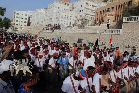 مليونية الحراك الجنوبي في مدينة المكلا‎ (صور)