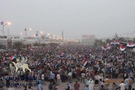 منسقية طلاب جامعة عدن شاركت وبقوه في المليونيه ..