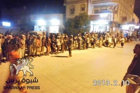 تقرير موجز عن استقبالات شبوة هذه الليلة وحفلها الساهر