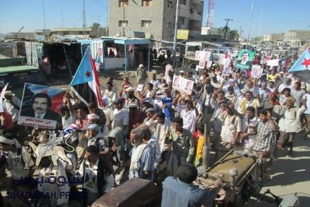 مسيرة جماهيرية بمودية لأحياء الذكرى الاولى لأستشهاد المناضل محمد السحم القيناشي