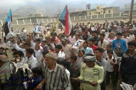 فعاليه تابين الفقيد العميد الركن عبدالعزيز عبدالله في مديرية حالمين ردفان