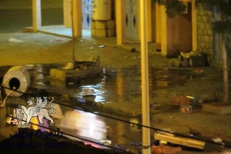 الشحر تعيش تحت النار والدخان لمدة ثلاث ليالي