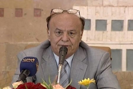 منصور هادي: تقسيم اليمن الى 5 أقاليم، اضافة الى اقليم عدن الاقتصادي.