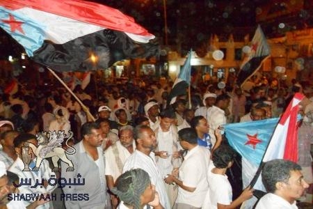 مسيرة حاشدة مساء الخميس في سيئون .. تؤكد على سلمية الثورة الجنوبية ورفض الحوار اليمني