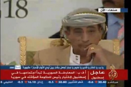 الشيخ أحمد الصريمة وبن لملس , نوبا لرئيس مؤتمر الحوار اليمني